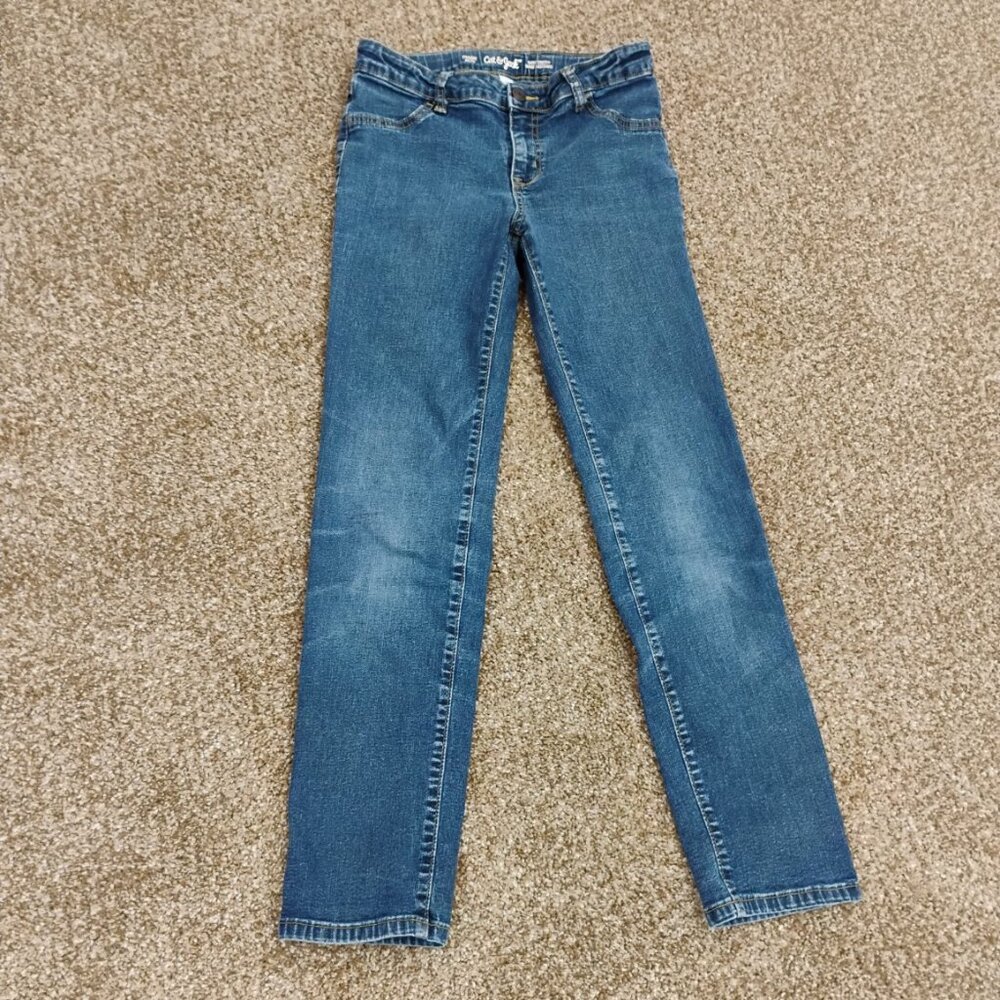 Girls Cat & Jack Straight Leg Jeans | Size 14 | Super Stretch